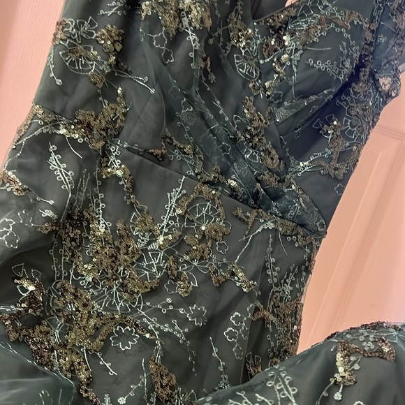 Beautiful Christina Wu dress. Worn once for a red carpet event for work. - Picture 2 of 5